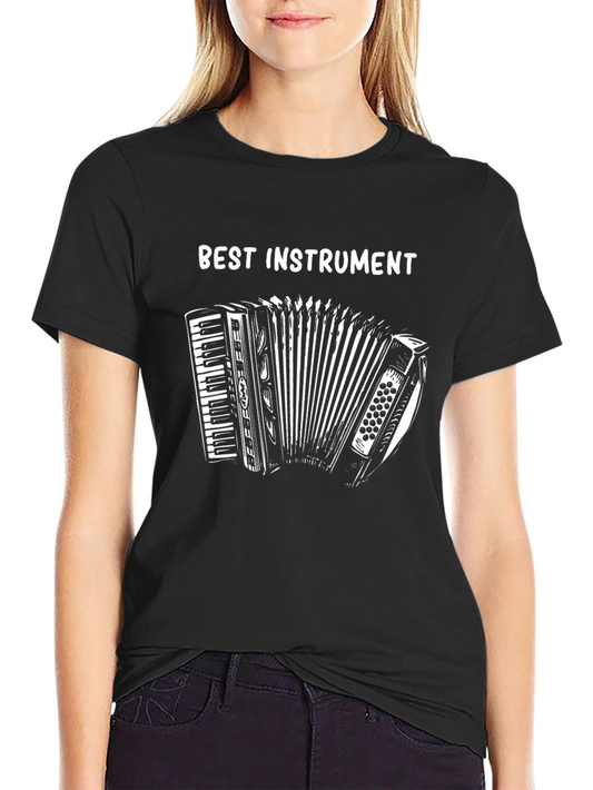Best Instrument Accordion Graphic T-Shirt