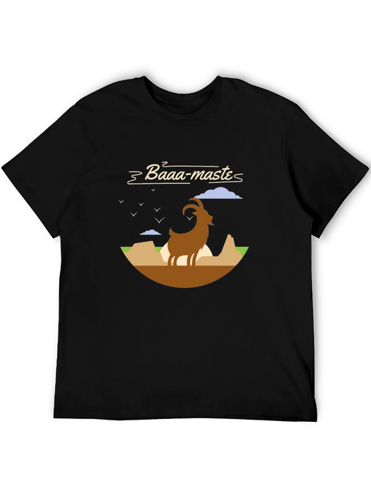 Baaa-maste Goat Graphic T-Shirt