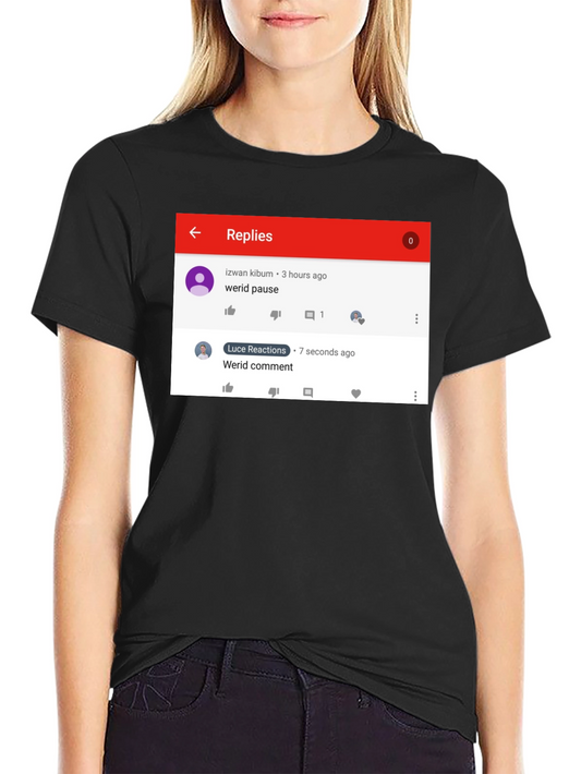 Funny Werid Pause/Comment T-Shirt