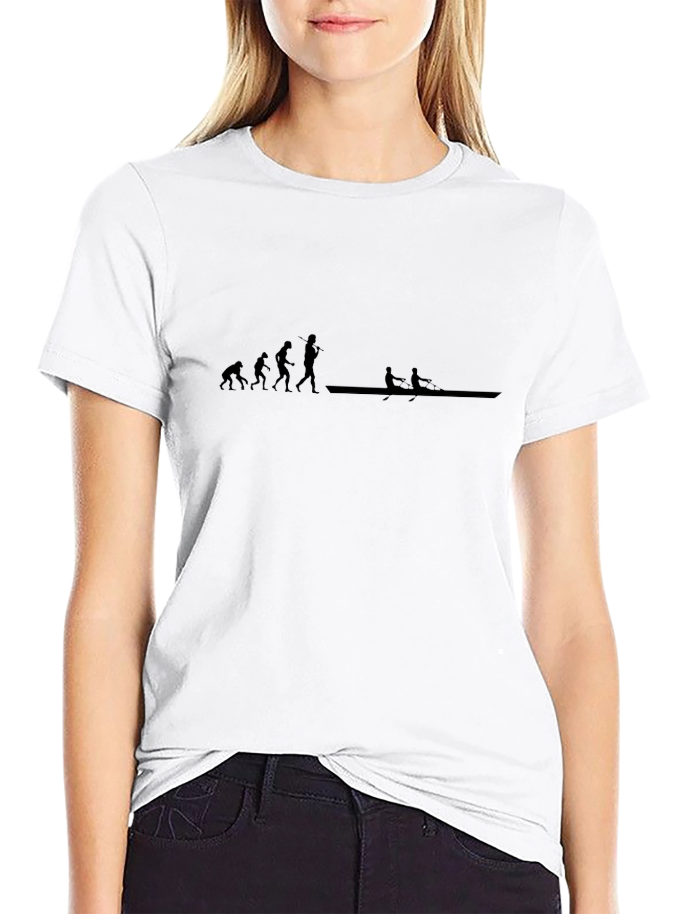 Evolution of Rowing T-Shirt