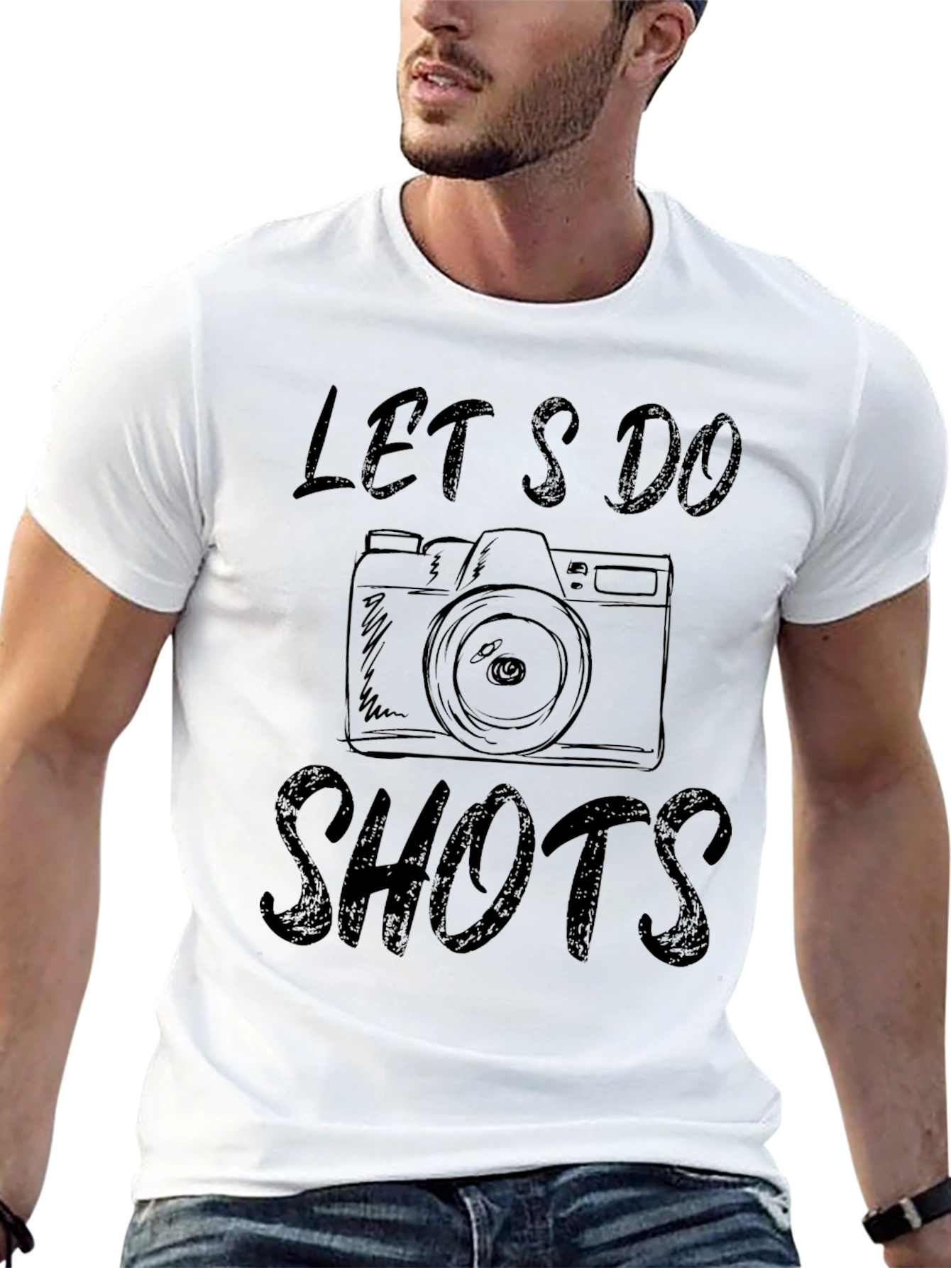 Lets Do Shots T-Shirt - Photography Humor Tee