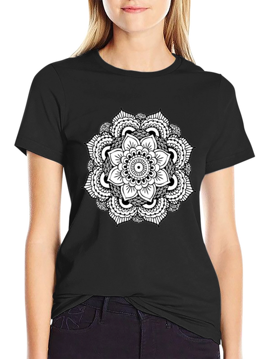 Black Mandala Graphic Tee