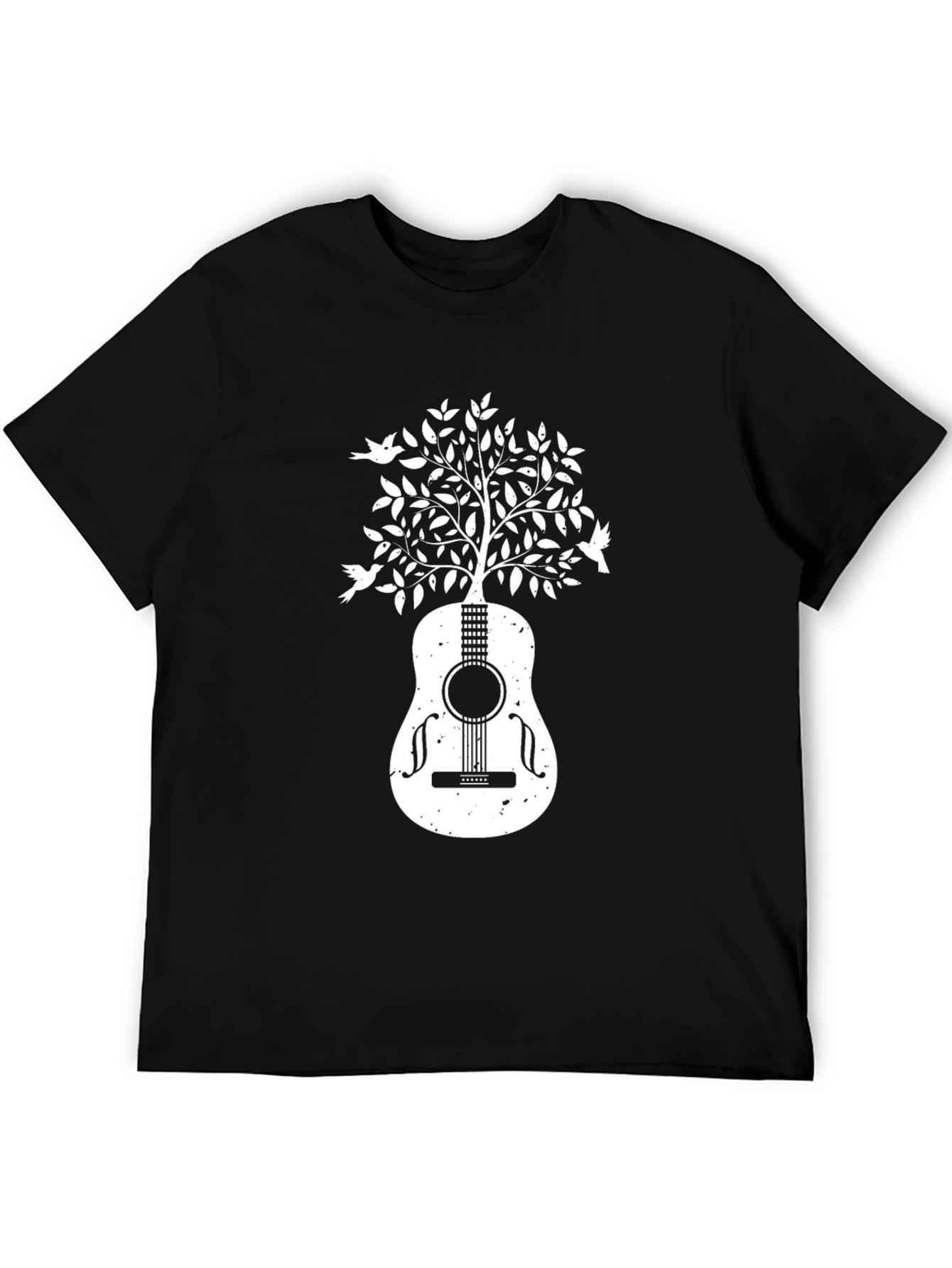 Guitar Tree Graphic T-Shirt - Music Lover Tee