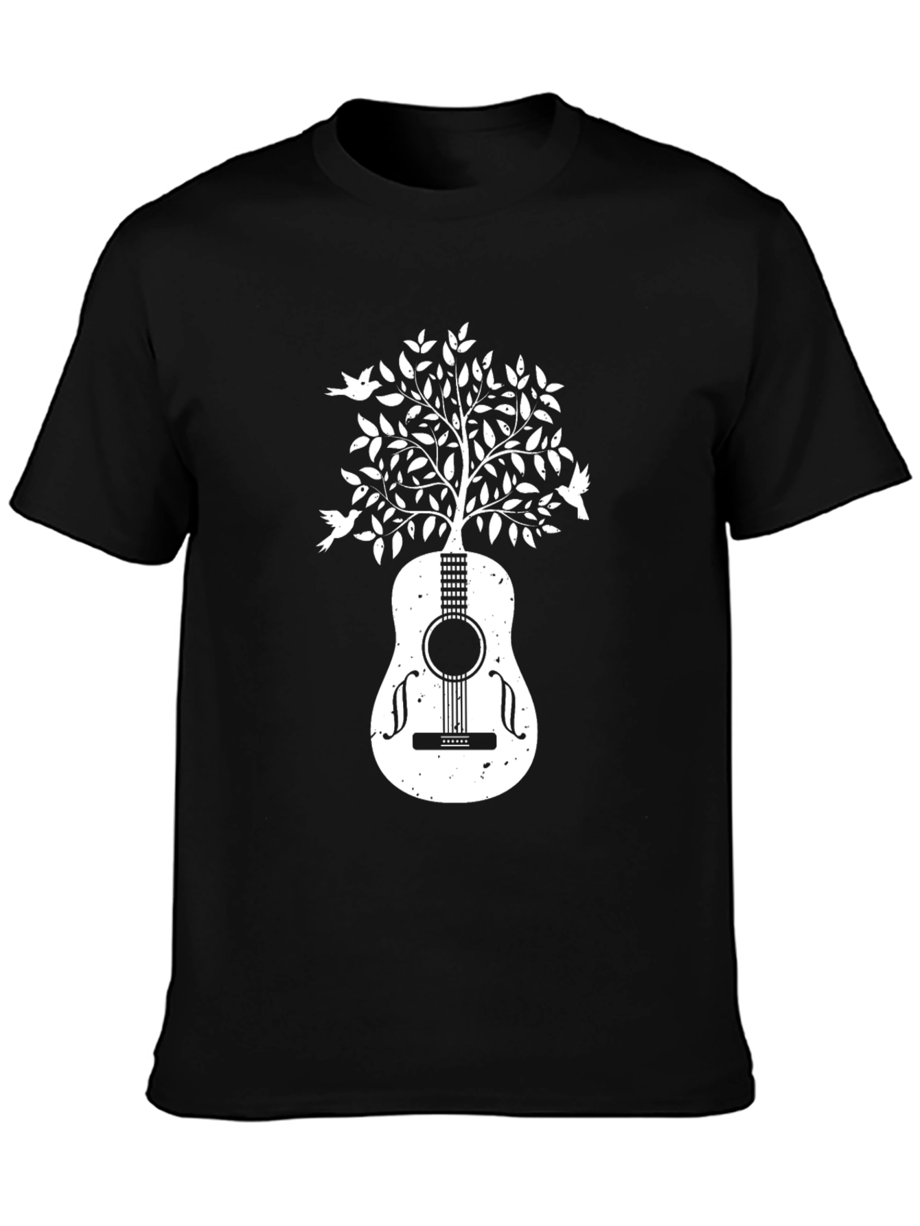 Guitar Tree Graphic T-Shirt - Music Lover Tee