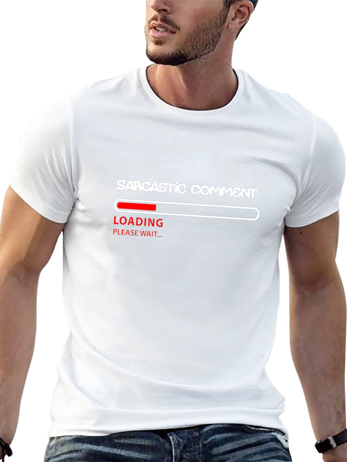 Sarcastic Comment Loading T-Shirt - Funny Humor Tee