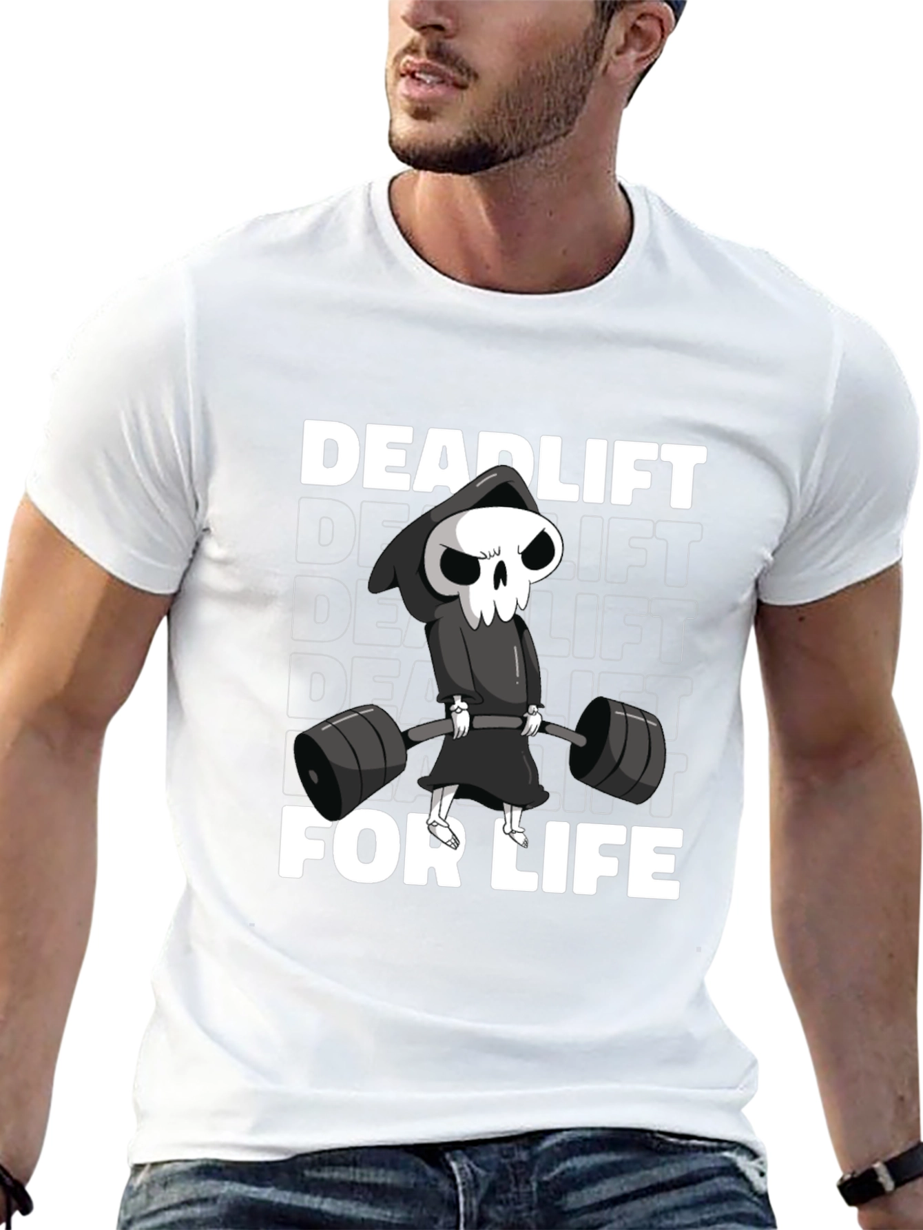 Deadlift for Life Graphic T-Shirt - Black