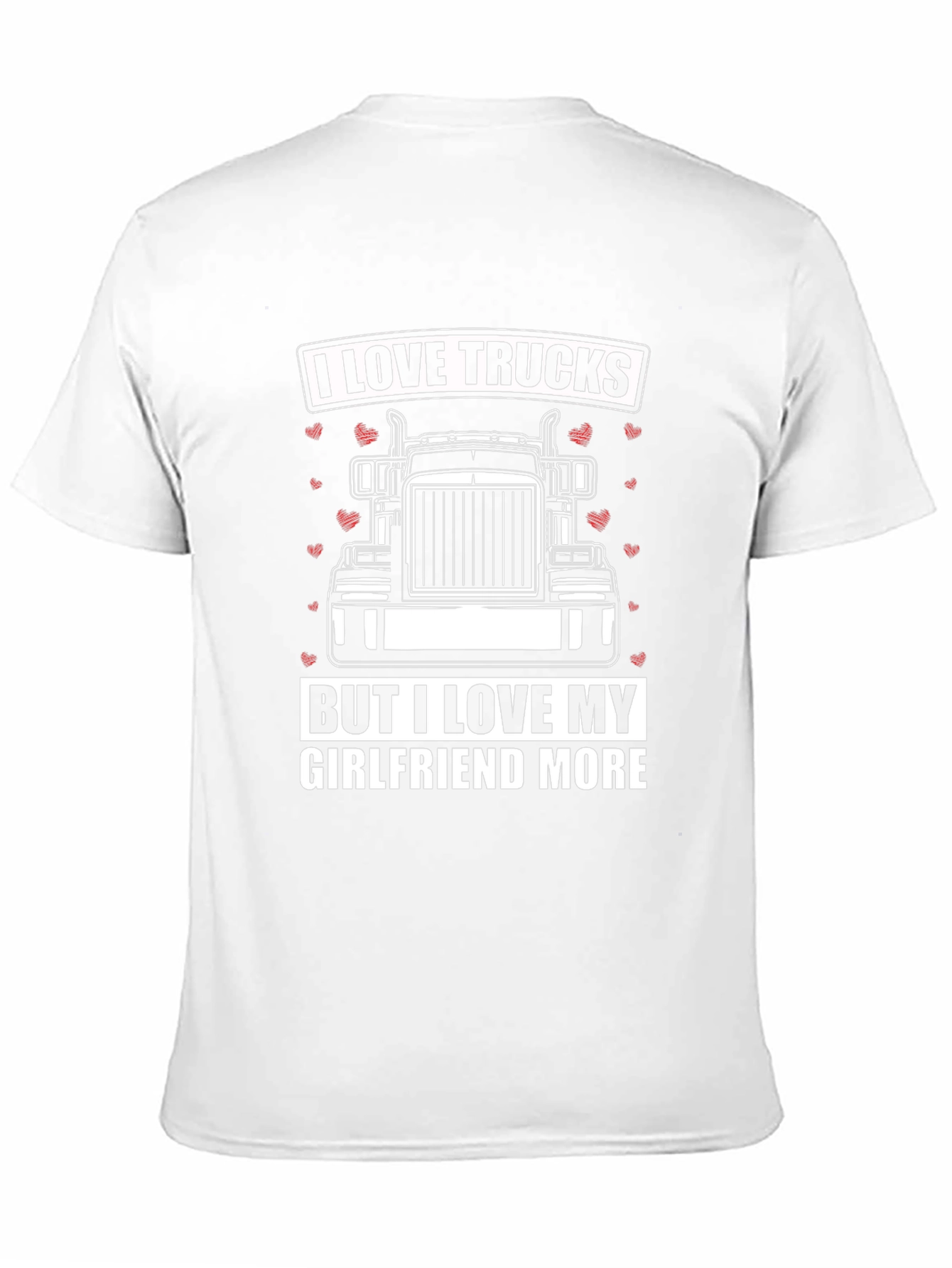I Love Trucks T-Shirt - Boyfriend Gift