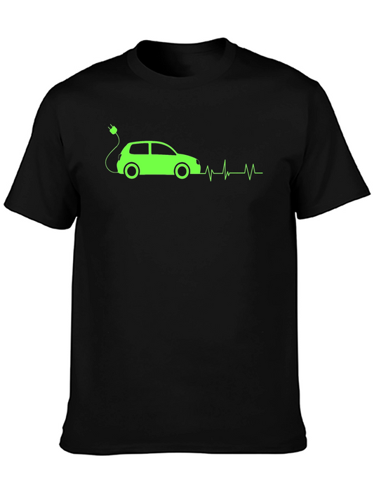 Electric Car Heartbeat T-Shirt