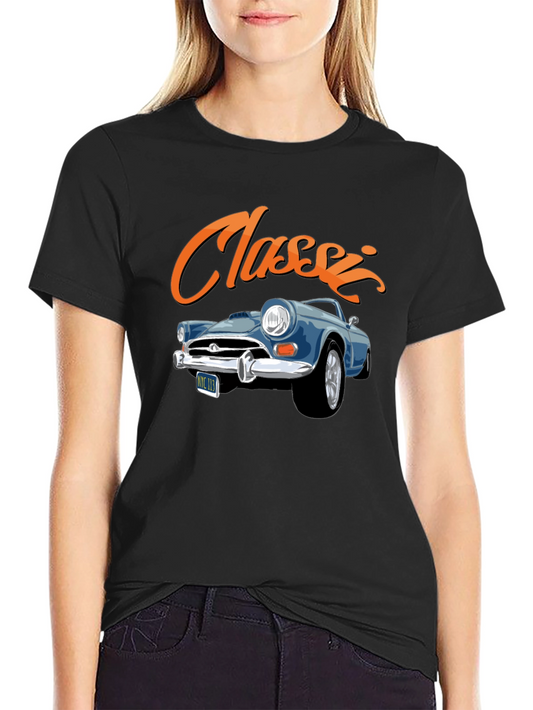 Classic Car Graphic Tee - Cool Vintage Style