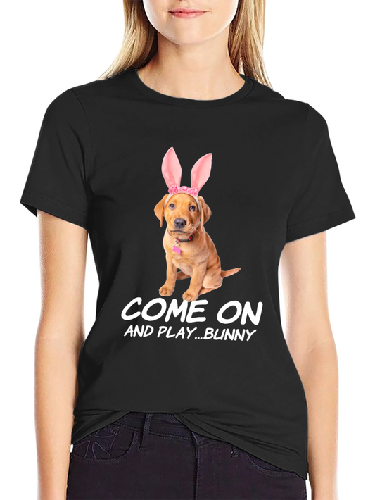 Come On and Play Bunny T-Shirt