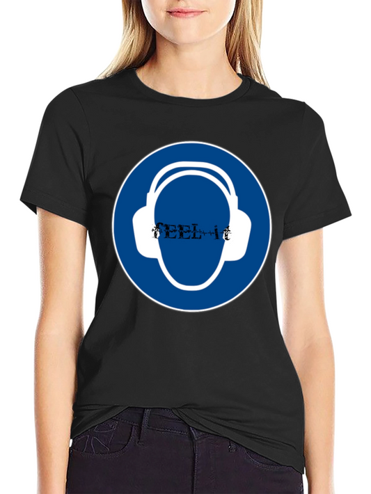 Headphone Safety Black T-Shirt