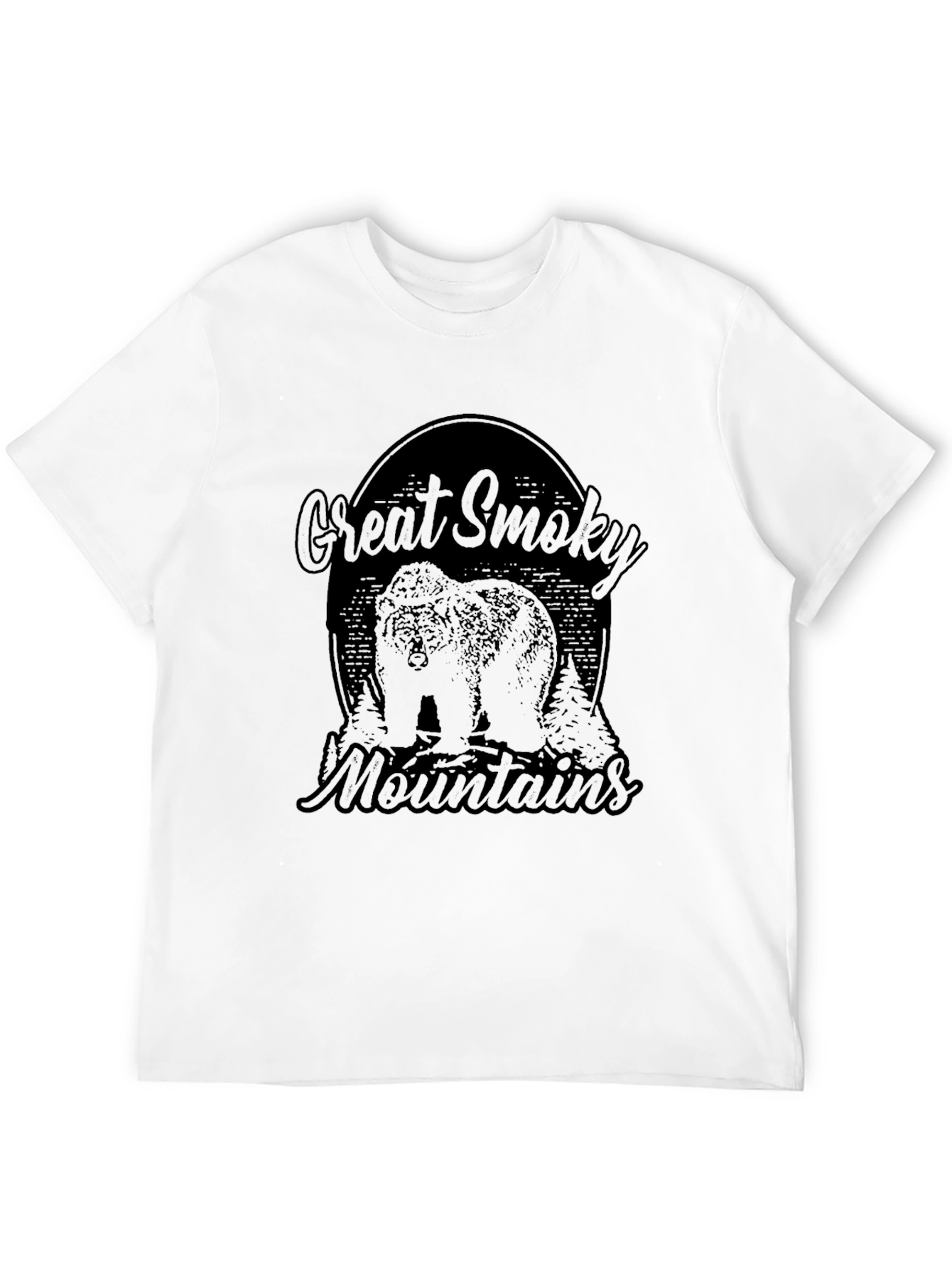 Great Smoky Mountains Bear Graphic T-Shirt