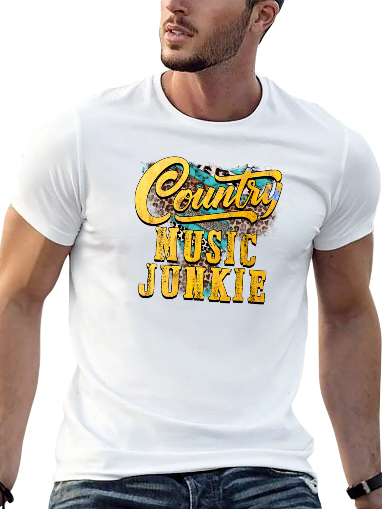 Country Music Junkie Graphic Tee