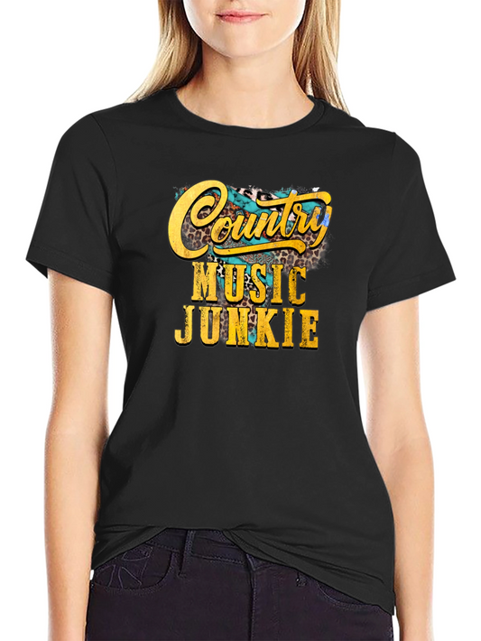 Country Music Junkie Graphic Tee