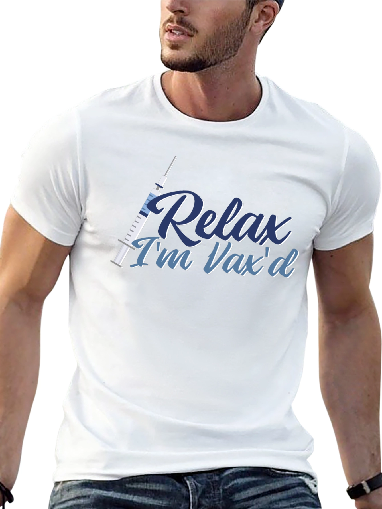 Relax Im Vaxd T-Shirt - Vaccinated Comfort Tee
