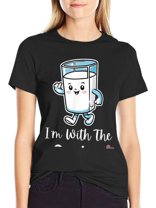 Funny Milk T-Shirt - Im With The Milk