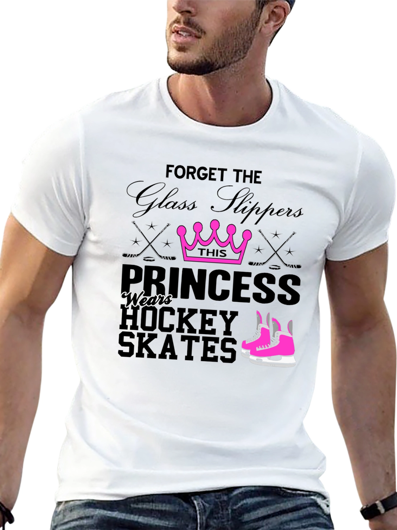 Hockey Princess T-Shirt - Forget Glass Slippers