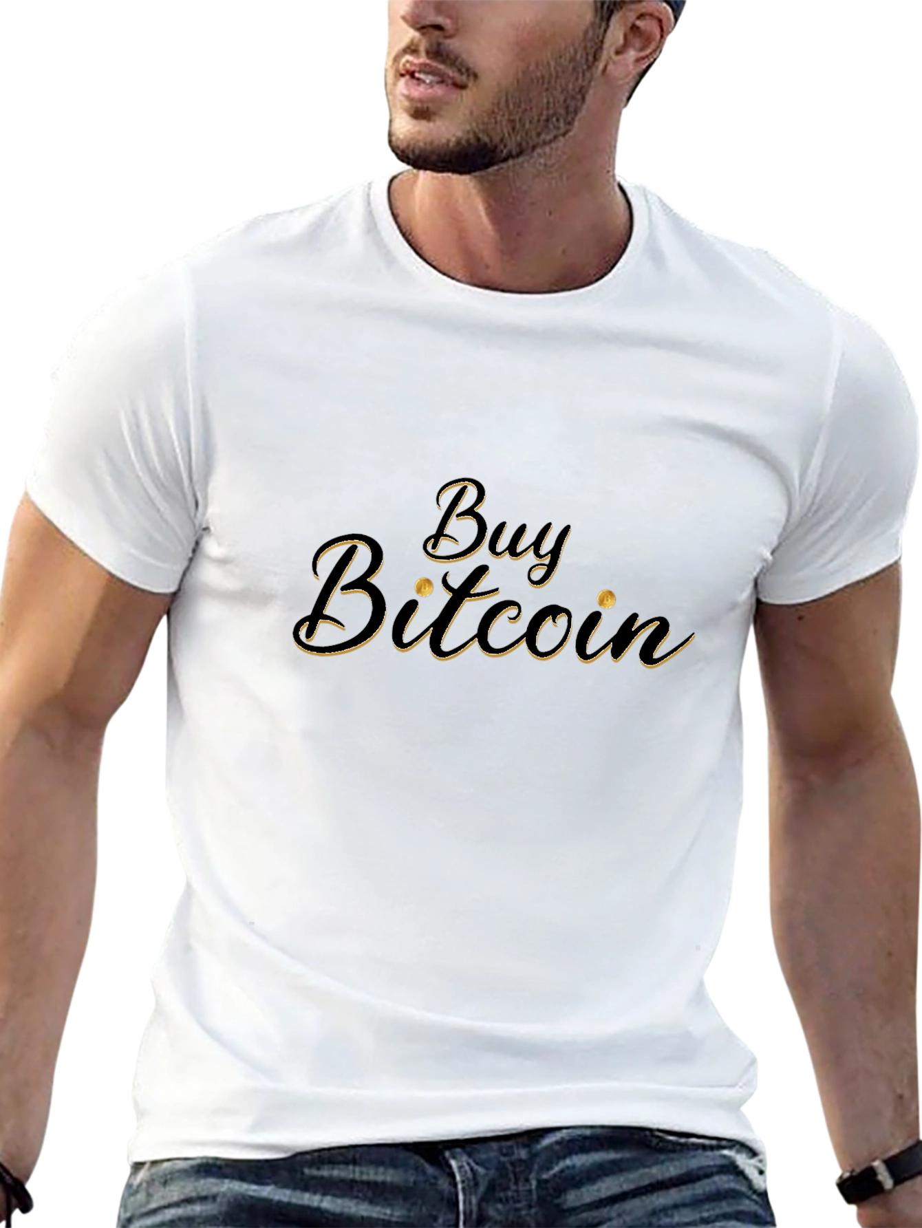 Buy Bitcoin Black T-Shirt Crypto Currency Tee