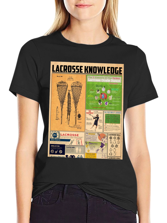 Lacrosse Knowledge Graphic Tee