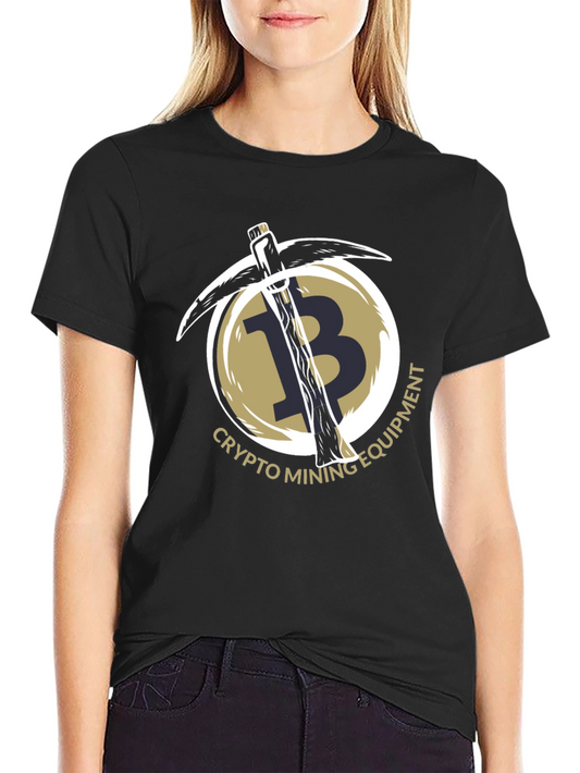 Crypto Mining Equipment T-Shirt - Bitcoin Design