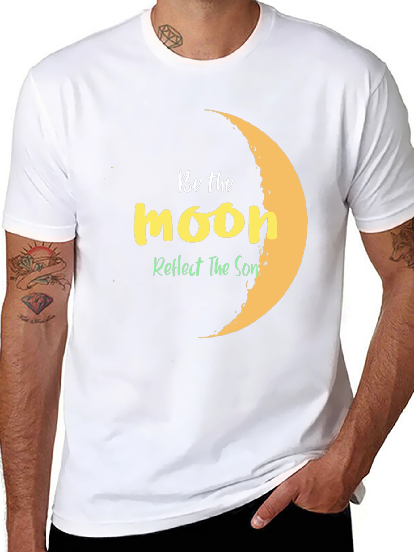 Be The Moon Graphic T-Shirt - Reflect The Sun