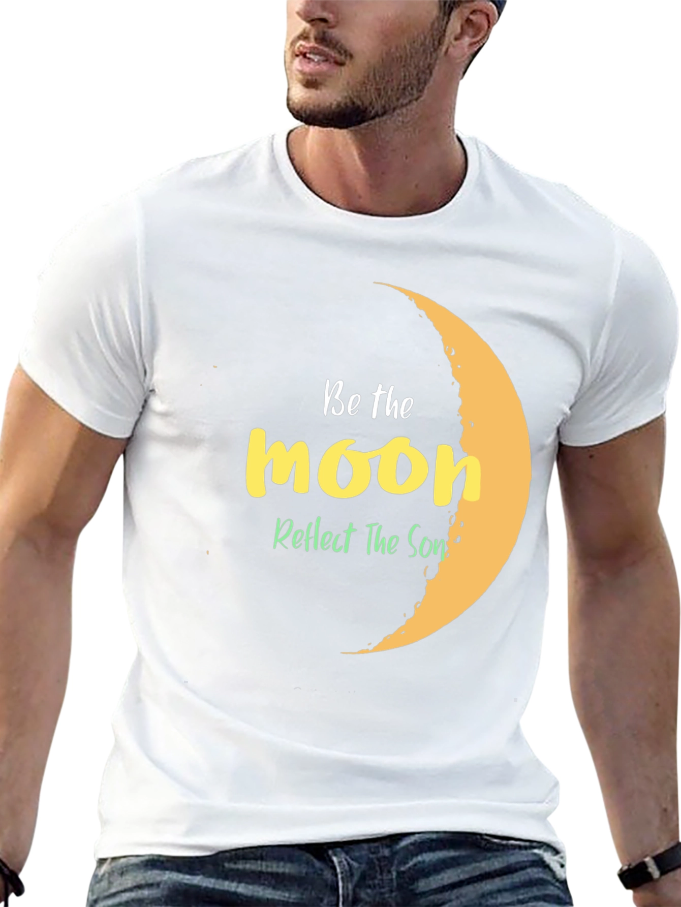 Be The Moon Graphic T-Shirt - Reflect The Sun