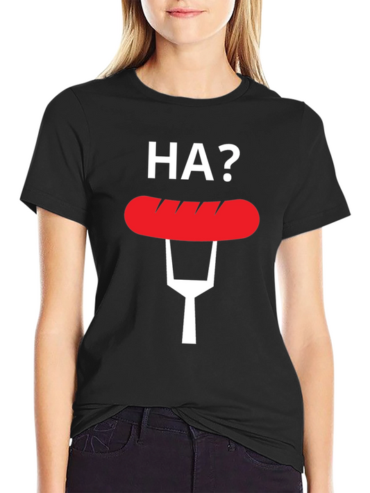 Funny HA? Hot Dog T-Shirt