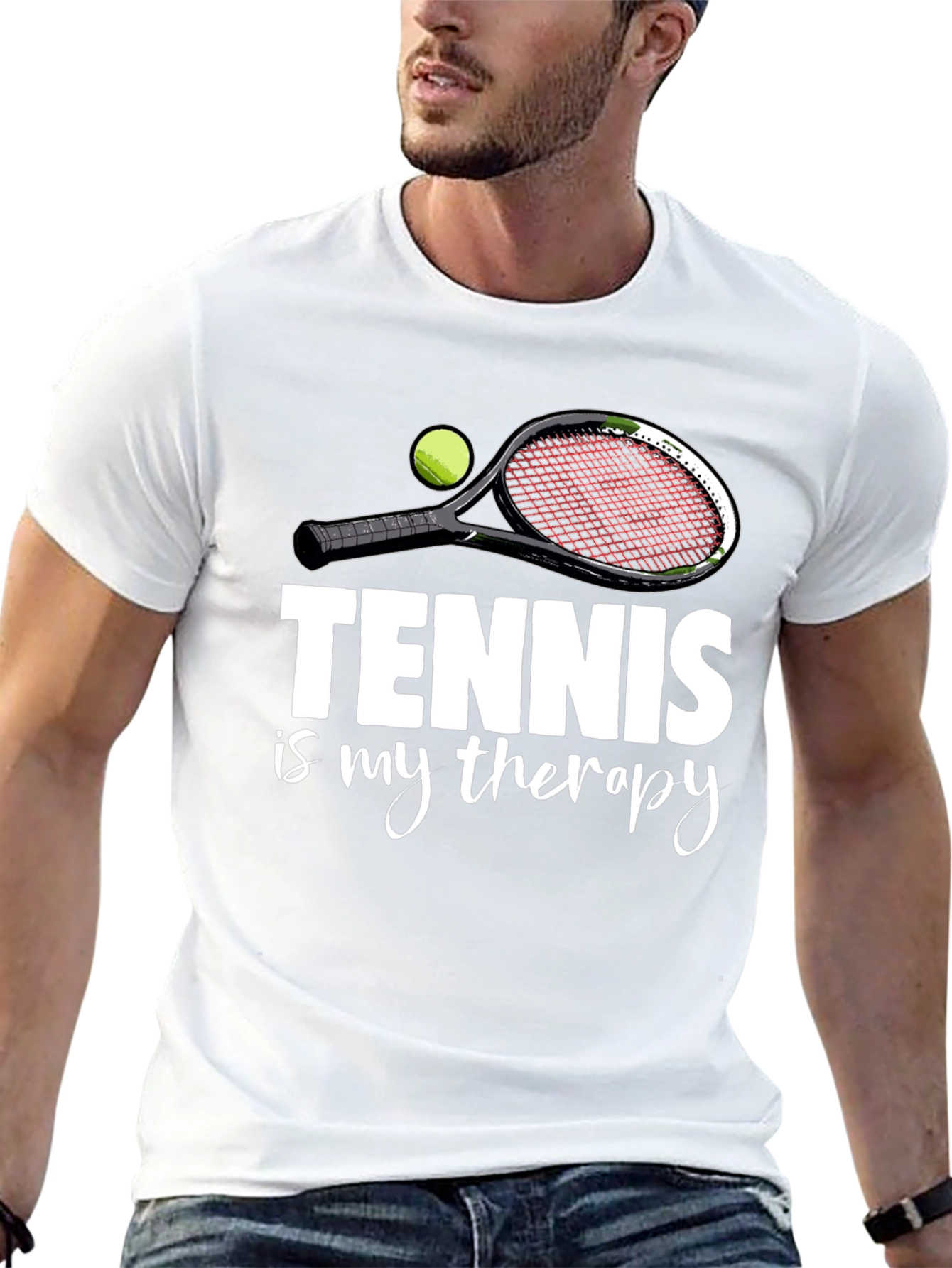 Tennis Therapy Graphic Tee