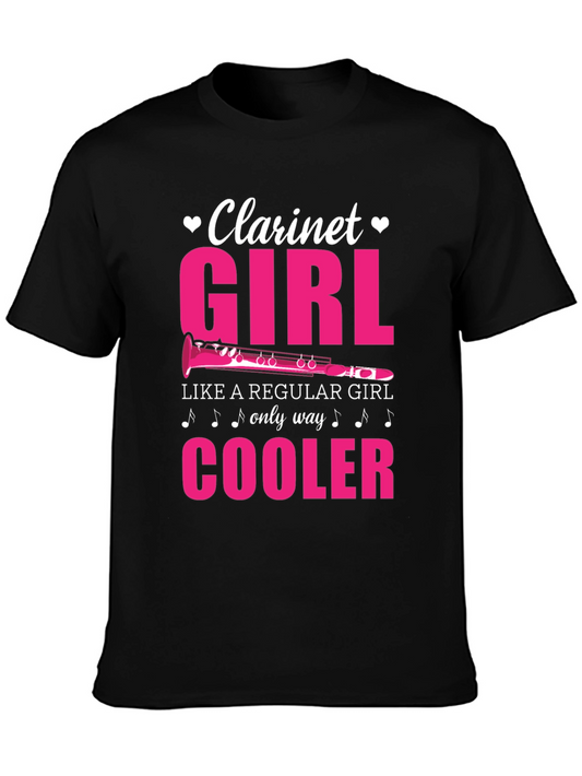 Clarinet Girl T-Shirt - Musician Tee