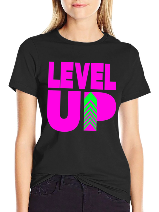 Level Up Graphic Tee - Gamer Style