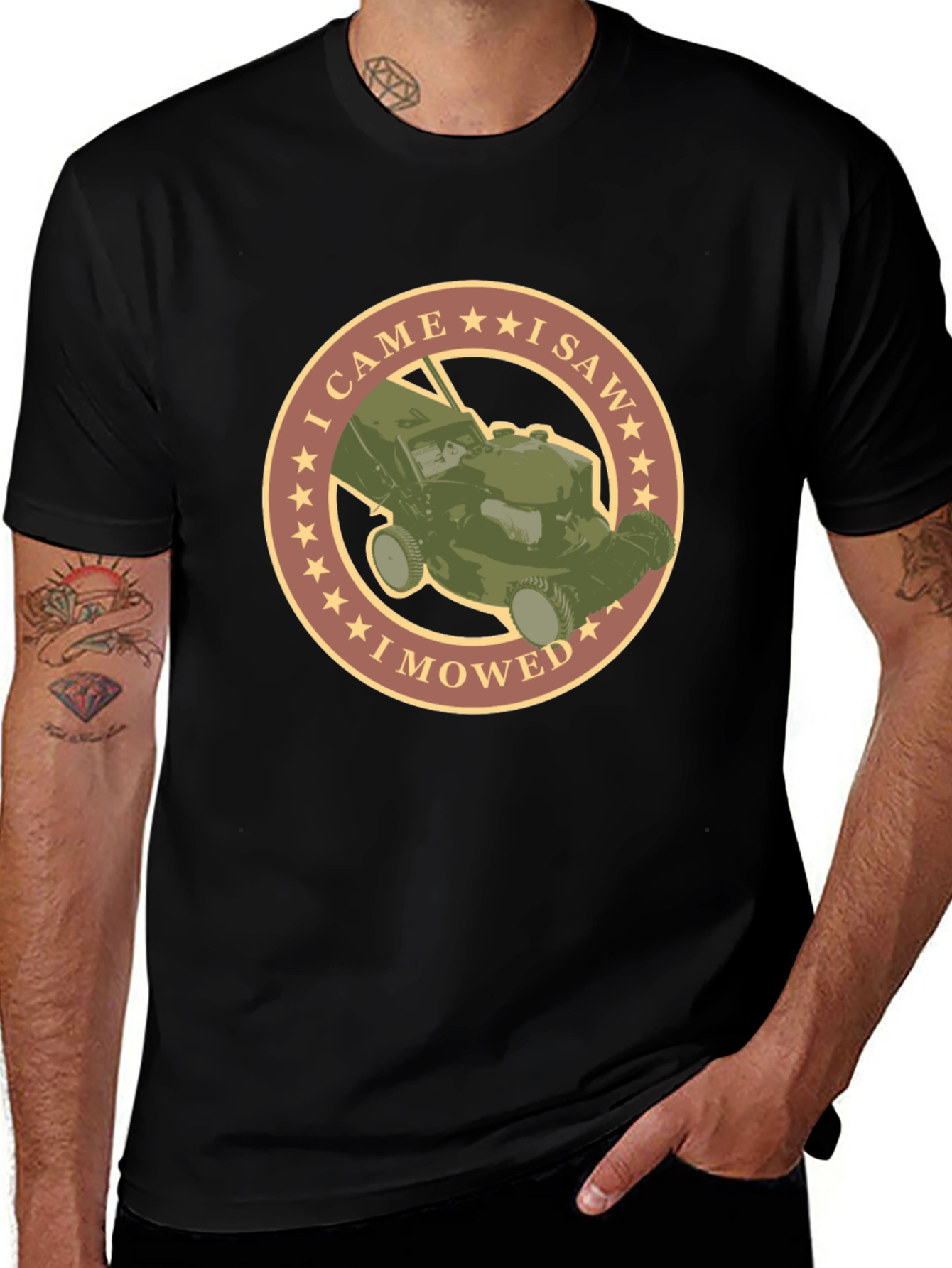 I Came I Saw I Mowed T-Shirt