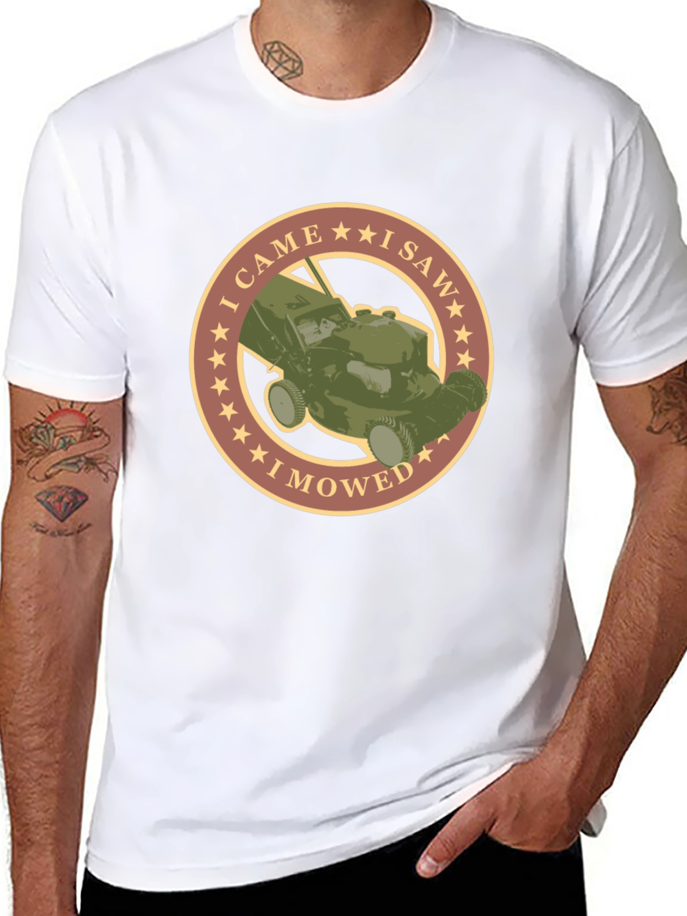 I Came I Saw I Mowed T-Shirt
