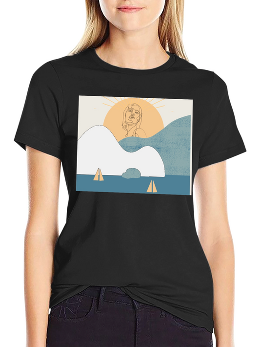 Abstract Line Art T-Shirt - Unisex Comfort Fit