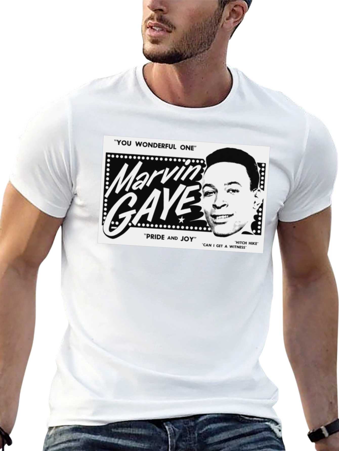 Marvin Gaye Graphic T-Shirt - Soulful Style