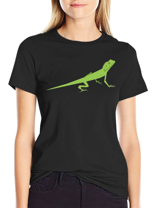 Green Lizard Graphic Tee - Cool Reptile T-Shirt