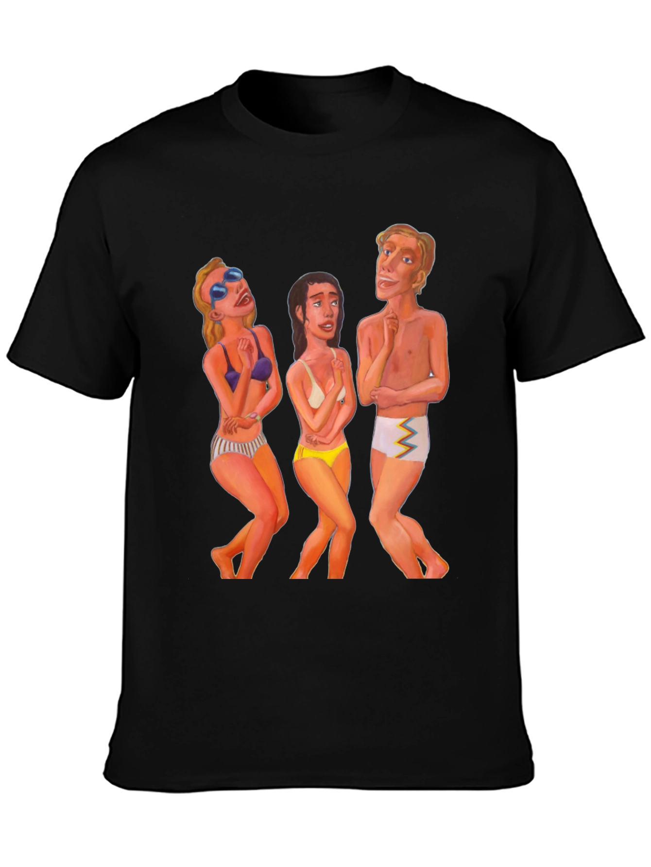 Cartoon Beach T-Shirt