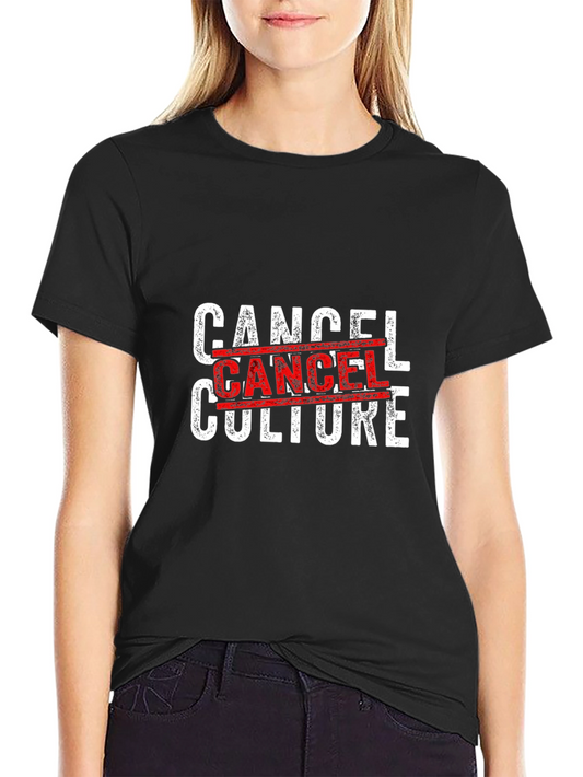 Cancel Culture Graphic Tee - Black