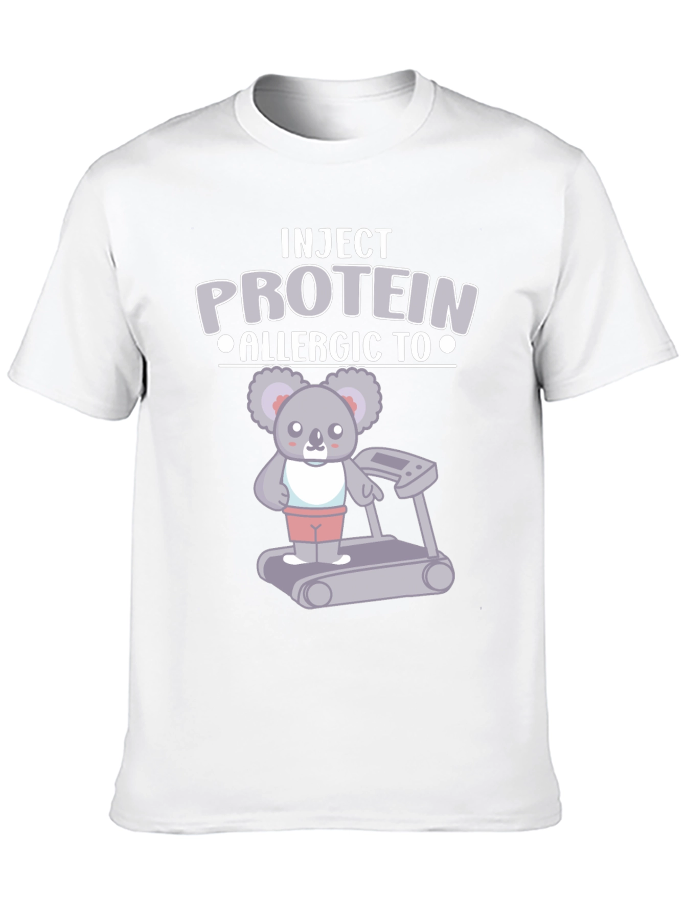 Inject Protein Allergic To Koala Treadmill T-Shirt