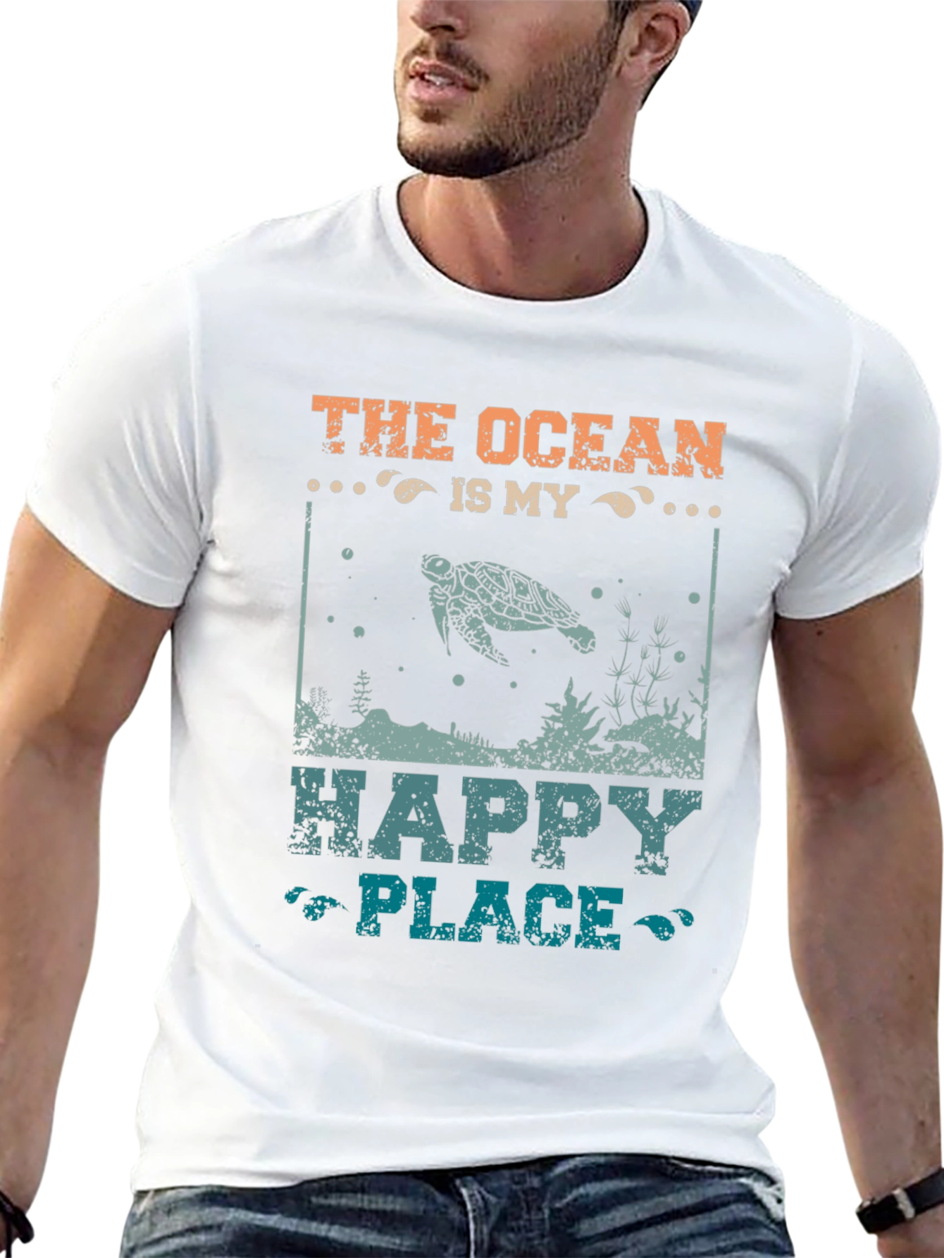 Ocean Is My Happy Place Graphic Tee
