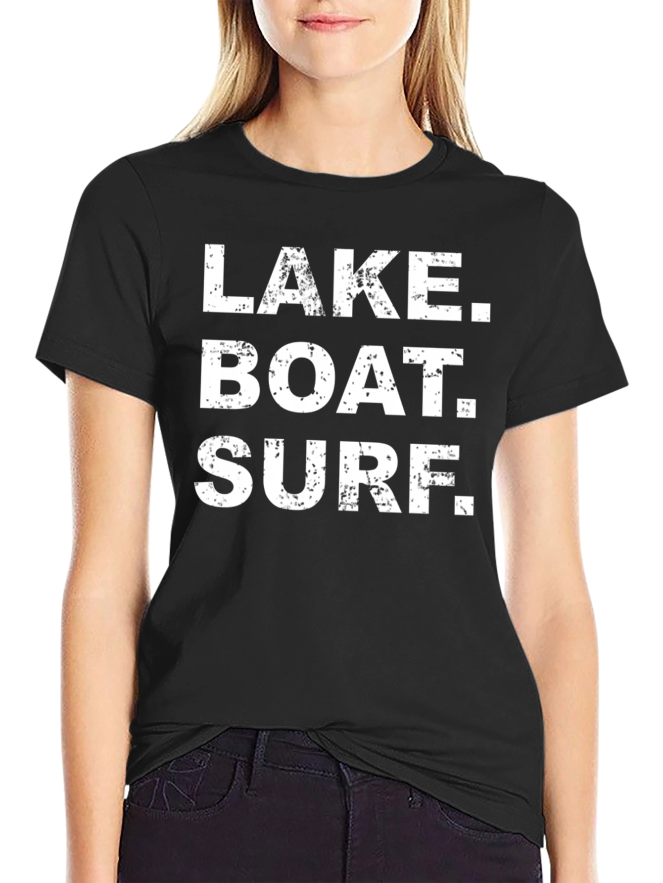 Lake Boat Surf Tee - Vacation T-Shirt