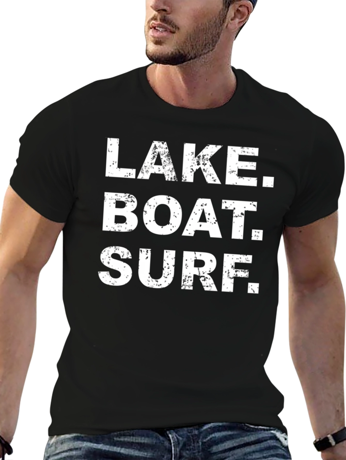 Lake Boat Surf Tee - Vacation T-Shirt