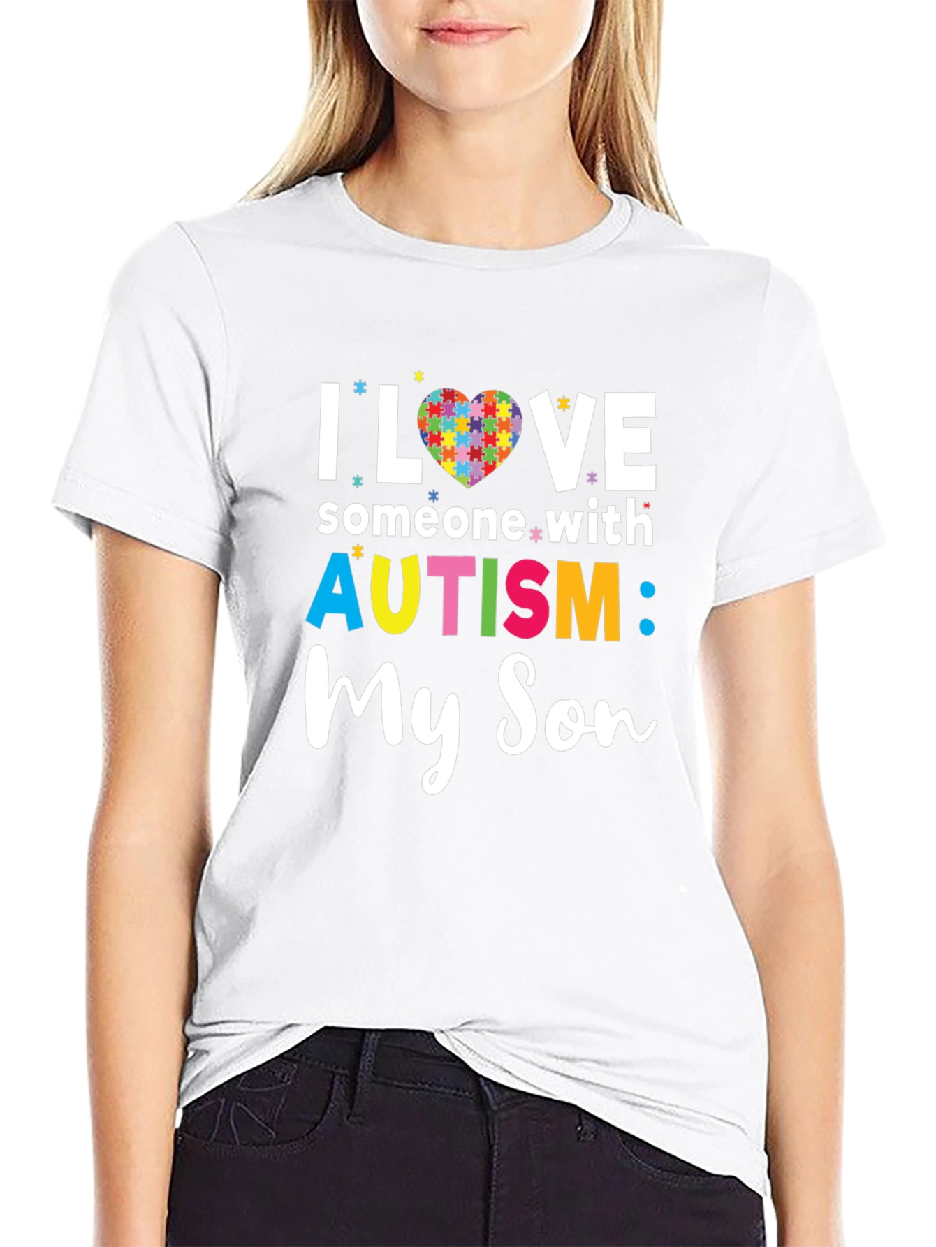 I Love Someone With Autism: My Son T-Shirt