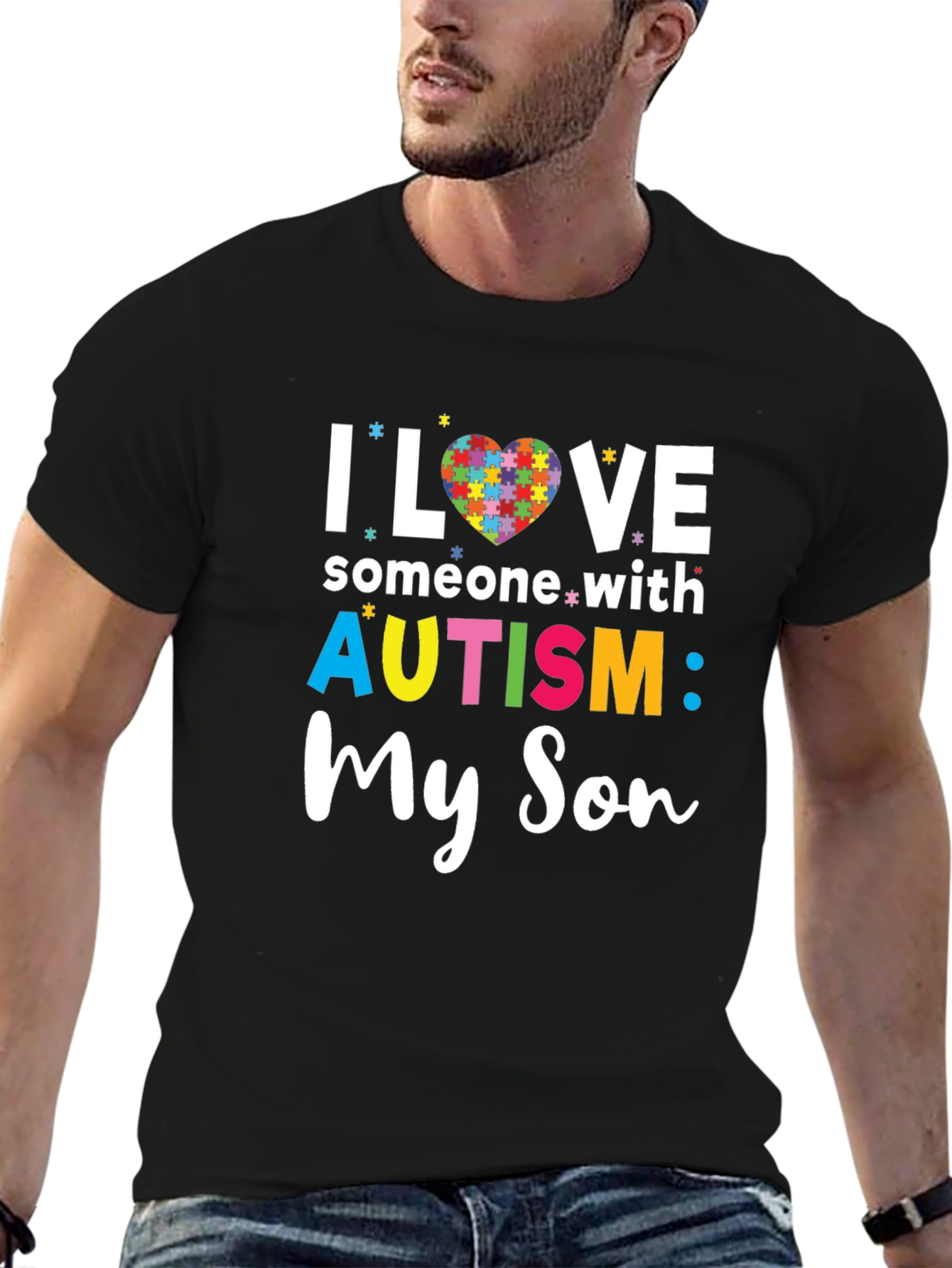 I Love Someone With Autism: My Son T-Shirt
