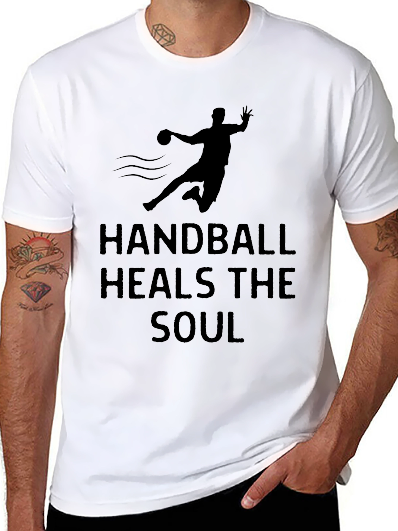 Handball Heals the Soul - Graphic T-Shirt