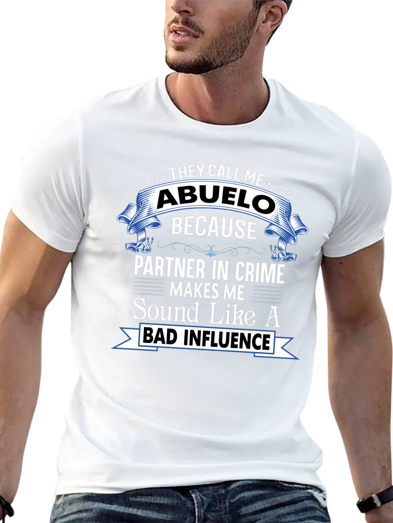 Abuelo Bad Influence Graphic T-Shirt