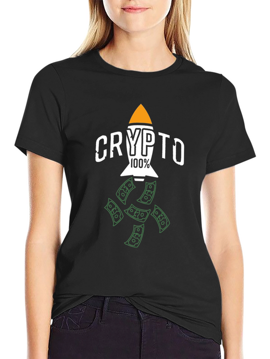 Crypto Rocket 100% T-Shirt