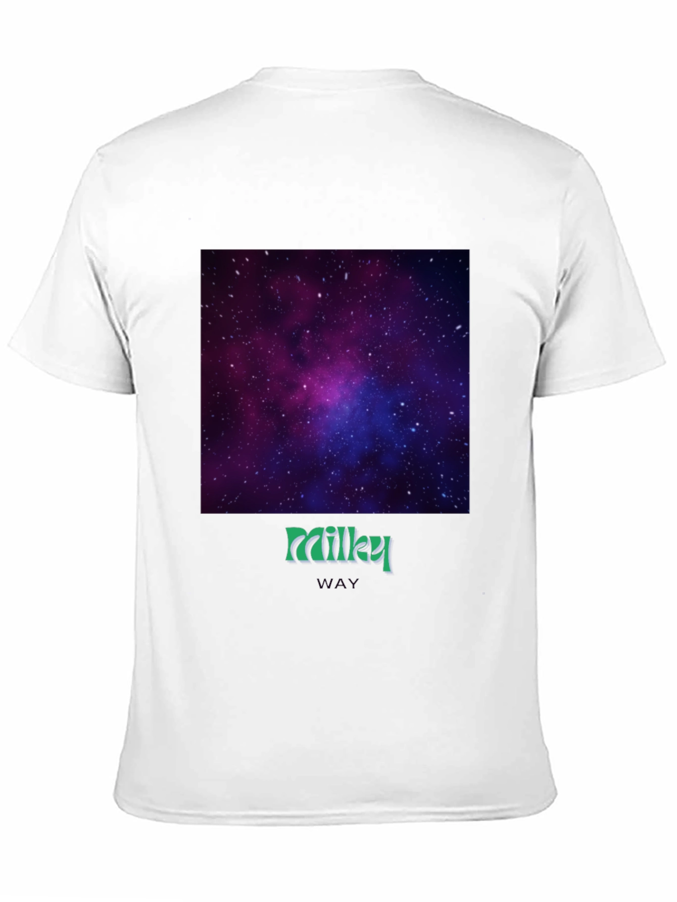Milky Way Galaxy Graphic Tee - Black