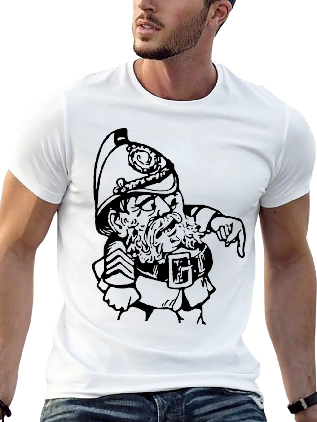 Grumpy Old Prospector Graphic Tee - Black