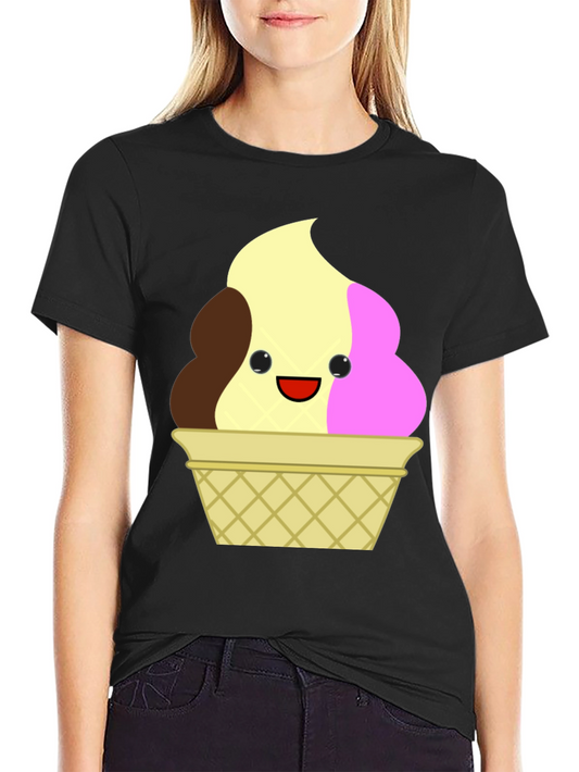 Cute Ice Cream Cone Graphic Tee