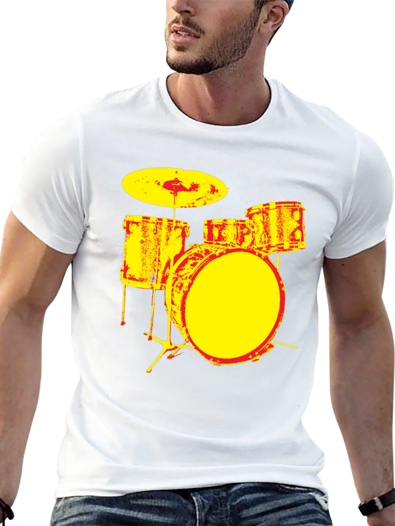 Drum Set Graphic Tee - Band T-Shirt